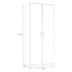 Forte Шафа 90 см Econobox 2, дуб Mauvella, ECBS921-D108 - Home Club, зображення 6