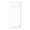 Forte Шафа 90 см Econobox 2, дуб Mauvella, ECBS921-D108 - Home Club, зображення 7