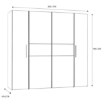 Forte Шафа 200 см Narago Old – Wood Vintage/Бетон, KLTS62321-C754 - Home Club, зображення 7