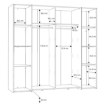 Forte Шафа 200 см Narago Old – Wood Vintage/Бетон, KLTS62321-C754 - Home Club, зображення 8