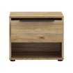 Forte Приліжкова тумба 50 см із шухлядою Orkney, дуб Mauvella, OKYK011-D108 - Home Club, зображення 3