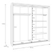 Forte Шафа для одягу, RCQS92413B-Q250 - Home Club, зображення 11