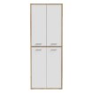 Forte Шкафчик 90 см Keflavik, белый/дуб Artisan, KFLS822-C881 - Home Club
