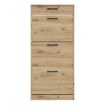 Forte Шафка для взуття 60x20 см із шухлядою Niko, дуб Artisan, NIKD311-D78 - Home Club, зображення 2