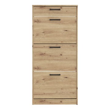 Forte Шафка для взуття 60x20 см із шухлядою Niko, дуб Artisan, NIKD311-D78 - Home Club