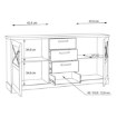 Forte Комод, RHPK231-D43 - Home Club, зображення 7