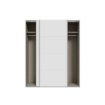 Forte Розсувна шафа 170 см Sophistispace, біла, SSQS82411-120 - Home Club, зображення 4