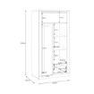 Forte Шафа для одягу, DUKS822LB-Q356 - Home Club, зображення 13