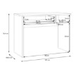 Forte Письменный стол, OKYB221-Q344 - Home Club, изображение 9