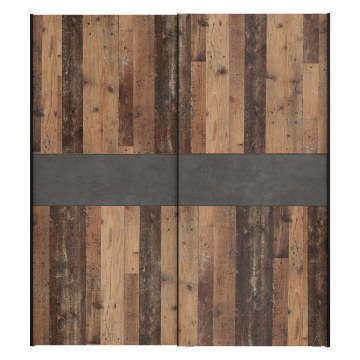 Forte Розсувна шафа 170 см Winnie Old – Wood Vintage/Бетон, W3NS823E5-C754 - Home Club