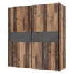 Forte Розсувна шафа 170 см Winnie Old – Wood Vintage/Бетон, W3NS823E5-C754 - Home Club, зображення 6