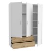 Forte Шкаф 150 см с ящиками Culgoa, белый/дуб Artisan, CUGS831-C853 - Home Club, изображение 5