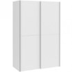 Forte Розсувна шафа 120 см Ozzula, біла, OZLS722X10-120 - Home Club, зображення 2
