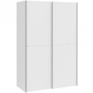 Forte Розсувна шафа 120 см Ozzula, біла, OZLS722X10-120 - Home Club