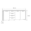Forte Комод P, CLFK243R-C546 - Home Club, зображення 7