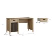 Forte Письмовий стіл L, JTNB121-M635 - Home Club, зображення 6