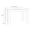Forte Розкладний стіл 120x85 см, дуб Mauvella, TMST142-D108 - Home Club, зображення 6