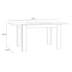 Forte Розкладний стіл 120x85 см, дуб Mauvella, TMST142-D108 - Home Club, зображення 7