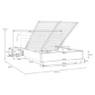 Forte Кровать с подъемным матрасом, RCQL2164B-C692 - Home Club, изображение 10