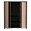 Forte Вітрина 130 см Black Hill Слива Comano/Чорний, BLHV5311-C876 - Home Club, зображення 3