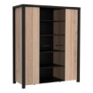 Forte Вітрина 130 см Black Hill Слива Comano/Чорний, BLHV5311-C876 - Home Club, зображення 4