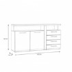Forte Комод, TUZK231B-C843 - Home Club, зображення 5