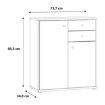 Forte Комод, T2KK50-120 - Home Club, зображення 6