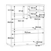Forte Комод, T2KK50-120 - Home Club, зображення 7