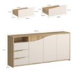 Forte Комод, POEK241R-M844 - Home Club, зображення 8