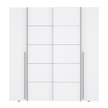 Forte Шафа 200 см Narago, біла, NRGS32511-120 - Home Club