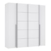 Forte Шафа 200 см Narago, біла, NRGS32511-120 - Home Club, зображення 4