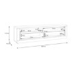 Forte Тв-тумба, DUKT122B-Q356 - Home Club, зображення 13