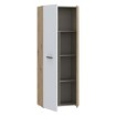 Forte Шкаф 70 см Net306 Дуб Artisan/Белый, MS264-C830 - Home Club, изображение 5