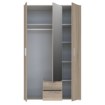Forte Шкаф с зеркалом и ящиками, 120 см, дуб «Сонома», NNS83S-D30F - Home Club, изображение 3
