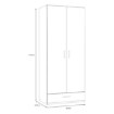 Forte Шафа 90 см із висувною шухлядою Econobox 2, дуб Mauvella, ECBS923-D108 - Home Club, зображення 5