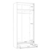 Forte Шафа 90 см із висувною шухлядою Econobox 2, дуб Mauvella, ECBS923-D108 - Home Club, зображення 6