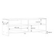Forte Тумба під телевізор 100 см Helppo Дуб Artisan/Чорний, FINBNT12-M709 - Home Club, зображення 6
