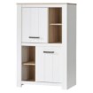 Forte Шафа 90 см Elara Білий/Дуб Біанко, ERXS413-C586 - Home Club, зображення 5