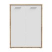 Forte Шафа 90 см Keflavik, білий/дуб Artisan, KFLK321-C881 - Home Club