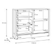 Forte Комод P, JTNK221R-D129 - Home Club, зображення 9