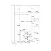 Forte Шафа 140 см з висувними ящиками Vankka, дуб Mauvella/шавлія, VNKS832-M801 - Home Club, зображення 10