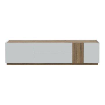 Forte Тв-тумба з висувними ящиками, 200 см, Lewisville, Secret Grey/Дуб Валенсія, LWST131-M829B - Home Club