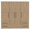 Forte Шафа 210 см із шухлядами, дуб Artisan, MKSS841-D78 - Home Club, зображення 2