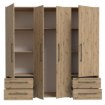 Forte Шафа 210 см із шухлядами, дуб Artisan, MKSS841-D78 - Home Club, зображення 3
