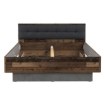 Forte Двуспальная кровать 160x200 см Clif Old – Винтажное дерево/Бетон, BVNL2602-C748 - Home Club, изображение 2