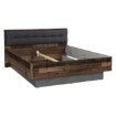 Forte Двуспальная кровать 160x200 см Clif Old – Винтажное дерево/Бетон, BVNL2602-C748 - Home Club, изображение 3