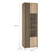 Forte Шафа-вітрина, AXKV821L-M635 - Home Club, зображення 10