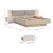 Forte Ліжко з підйомним матрацом, PNPL3162B-Q203 - Home Club, зображення 9