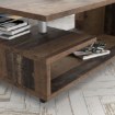 Forte Кофейный столик на колесиках 105x60 см Bailey Old – Wood Vintage, BL1T01-H51 - Home Club, изображение 6