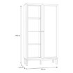 Forte Вітрина 100 см Penkridge Secret Grey/Дуб благородний, PKDV722-M848 - Home Club, зображення 9